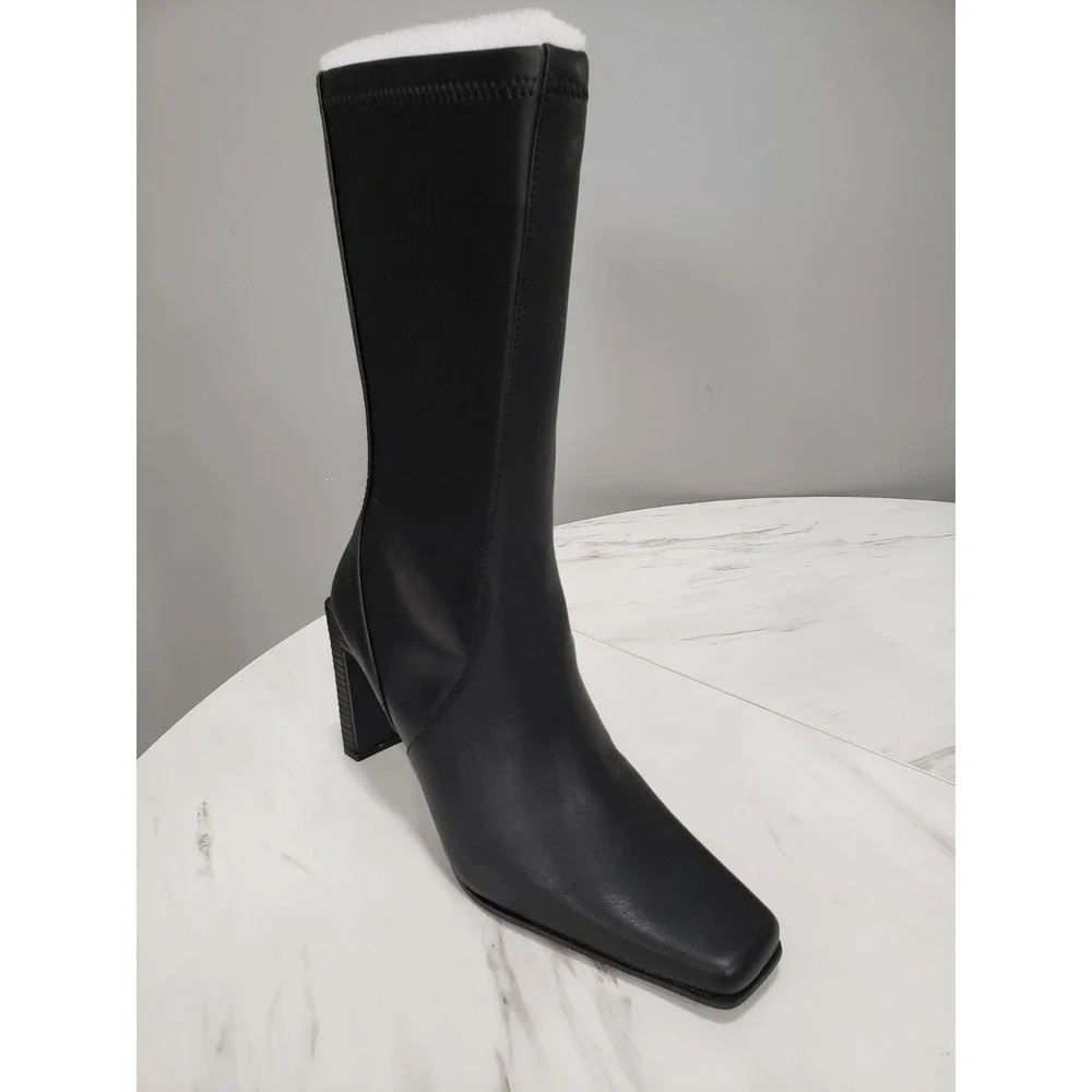 Dolls Kill Generation Kiss Black Autumn Clash Heeled Booties Witchy Gothic